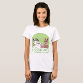 T-shirt Vont le végétalien (Devant entier)
