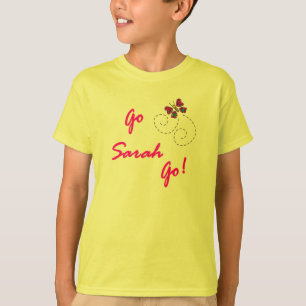 T-shirt Vont Sarah vont ! Enfants de papillon