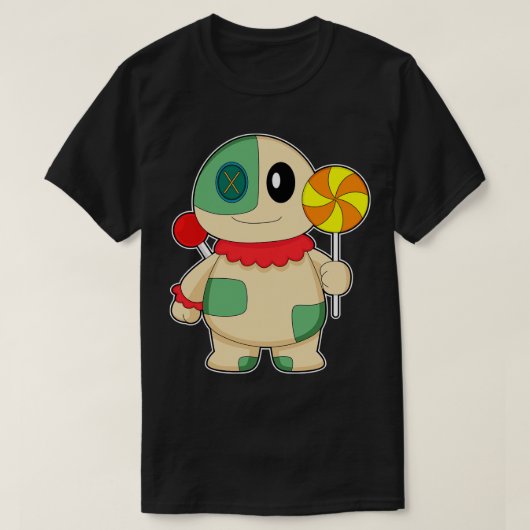 T-shirt Voo Doll Halloween Lollipop (Design devant)