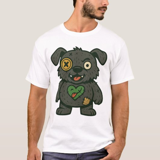 T-shirt Voodoo Dog Tee — Grrr and Guarded (Devant)