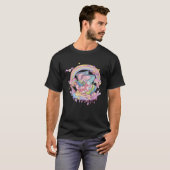 T-shirt Voodoo Doll Pastel Goth Rainbow Unicorn Costume G (Devant entier)