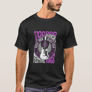 T-shirt Voodoo Rock Festival Blues Rock Guitare