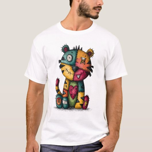 T-shirt Voodoo Tiger - Roi des pointes (Devant)
