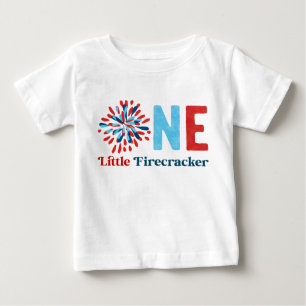 T-shirt voor 4 juli eerste verjaardag baby