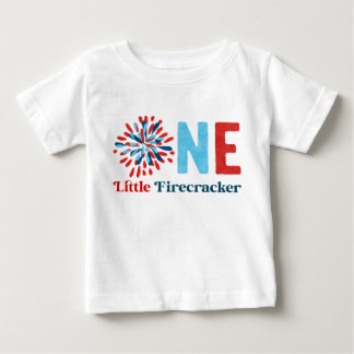 T-shirt voor 4 juli eerste verjaardag baby