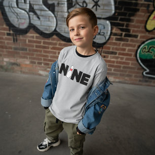 T-shirt voor 9e verjaardag bowling voor kinderen