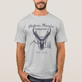 T-shirt voor afgelegde afstand (Voorkant)