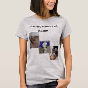 T-shirt voor begrafenis en/of herdenking