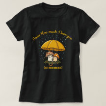 T-shirt voor Beste Vriendendag: Cute Mushroom Umbr