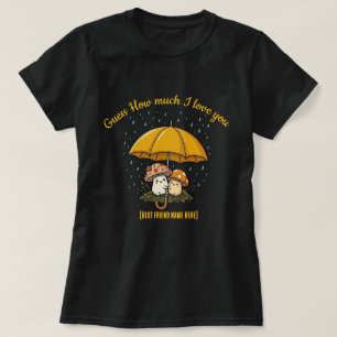 T-shirt voor Beste Vriendendag: Cute Mushroom Umbr
