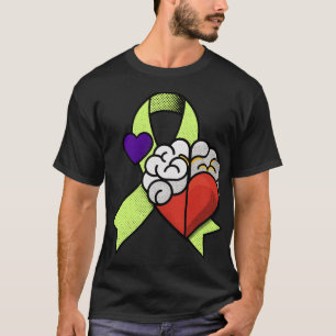 T-shirt voor bewustzijn van hersenen en hart Har