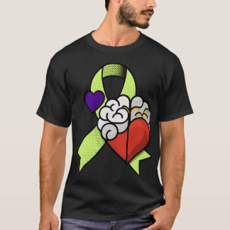 T-shirt voor bewustzijn van hersenen en hart | Har