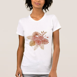 T-shirt voor boho-bloemliefhebbers