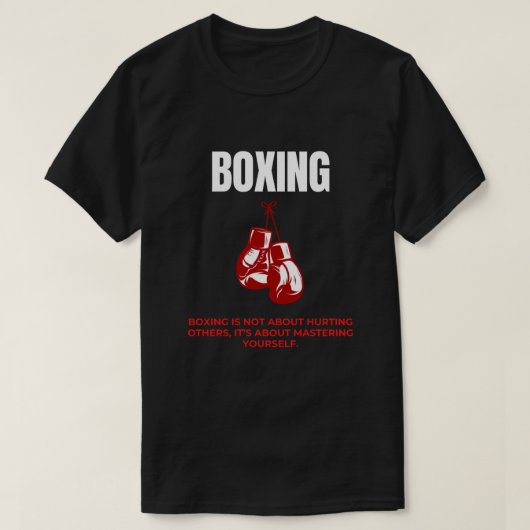 T-shirt voor boxliefhebbers (Design voorkant)