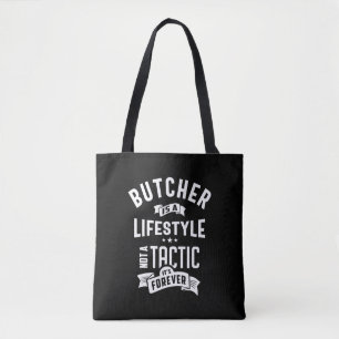 T-shirt voor butcher-functieteken voor Mannen vrou Draagtas