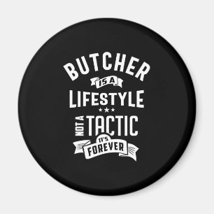 T-shirt voor butcher-functieteken voor Mannen vrou Magneet