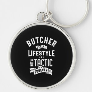 T-shirt voor butcher-functieteken voor Mannen vrou Sleutelhanger