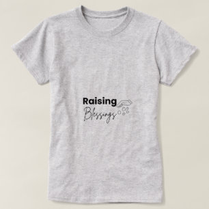 T-shirt voor christelijke moeder 'Raising Blessing