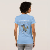 T-shirt voor dames (Achterkant volledig)