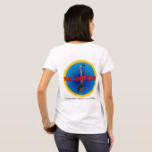T-shirt voor dames met lange mouwen (Achterkant volledig)