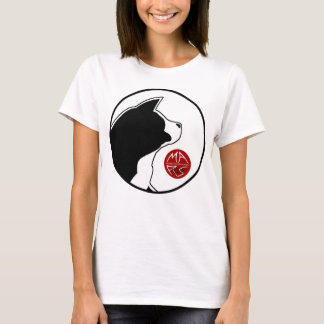 T-shirt voor dames met MARS logo head & disc
