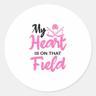 T-Shirt voor dames Ronde Sticker