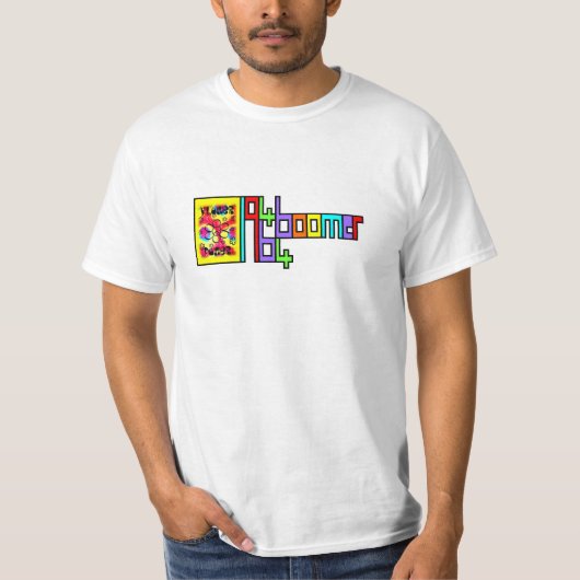T-shirt voor de baby-boomgeneratie (Voorkant)