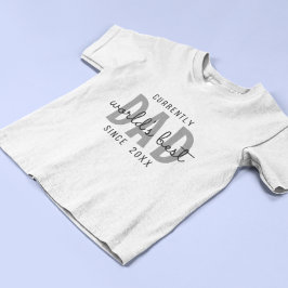 T-Shirt voor de beste papa ter wereld sinds 20XX