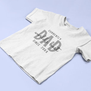 T-Shirt voor de beste papa ter wereld sinds 20XX