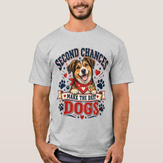 T-Shirt voor de beste reddingshondliefhebber met t