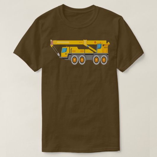 T-shirt voor de bouw van vrachtwagens voor heren e (Design voorkant)