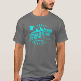 T-shirt voor de Crookes Mountain Challenge in Dark