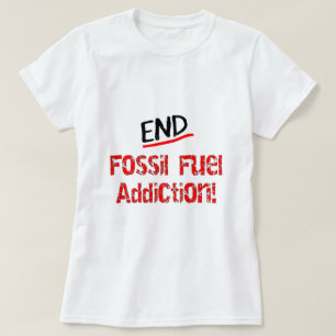 T-shirt voor de eindfase van het brandstofverbruik