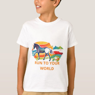 T-shirt voor de HORSE jongens