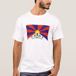 T-shirt voor de Tibetaanse vlag