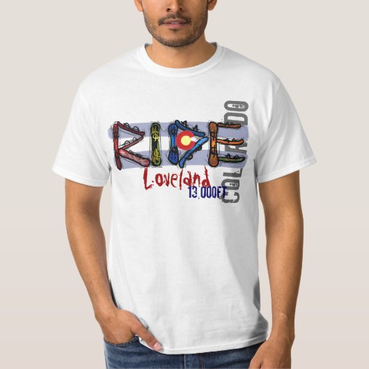 T-shirt voor de verhoging van het snowboard van Lo (Voorkant)