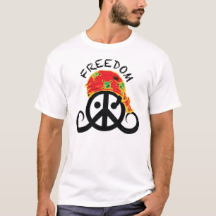 T-shirt voor de vrijheid (piratenbanaan; )