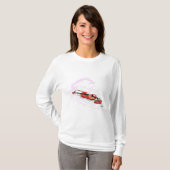 T-shirt voor de vrouw : muziekliefde (Voorkant volledig)