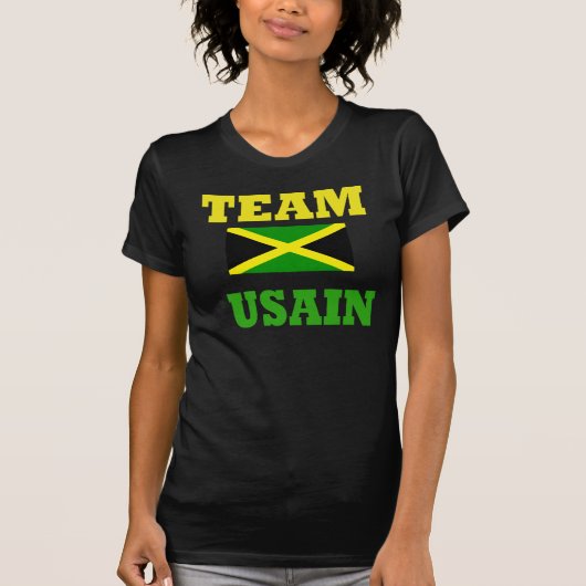 T-shirt voor de vrouw van de usain bolt (Voorkant)