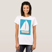 T-shirt voor de zweefboot (Voorkant volledig)