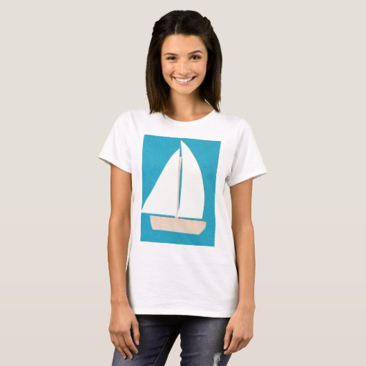 T-shirt voor de zweefboot (Voorkant volledig)