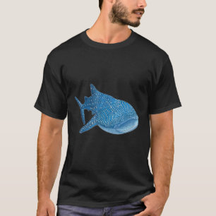 T-shirt voor duiken met walvishaaien en snorkelen