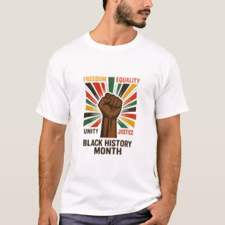 T-shirt voor eenheid en gerechtigheid voor de maan