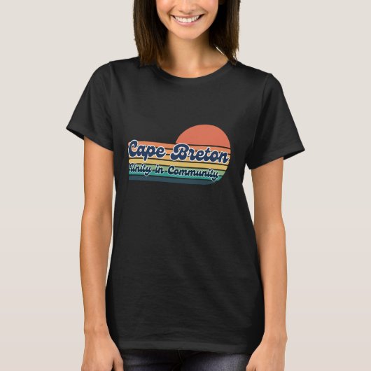 T-shirt voor eenheid in de gemeenschap (Voorkant)