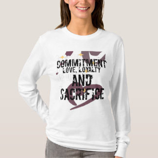 T-shirt voor engagement, loyaliteit en opoffering