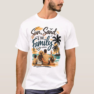 T-Shirt voor familie vakantie strandtrip 2026