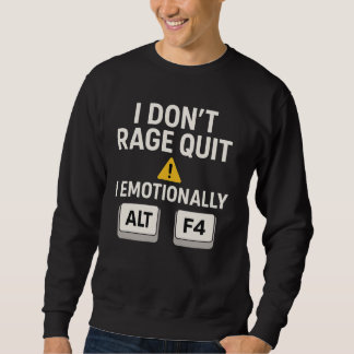 T-shirt voor gamers die Rage Quit