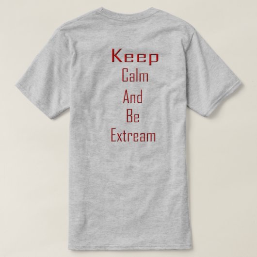 T-shirt voor games (Design achterkant)