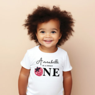 T-shirt voor gast van eer op eerste verjaardag met