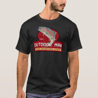 T-shirt voor gebruik buitenshuis op Man